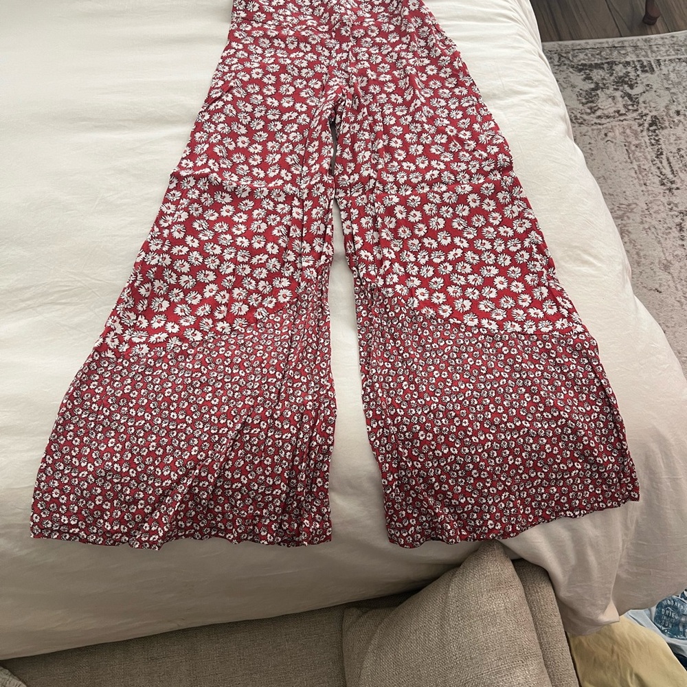 Anthropologie floral pants